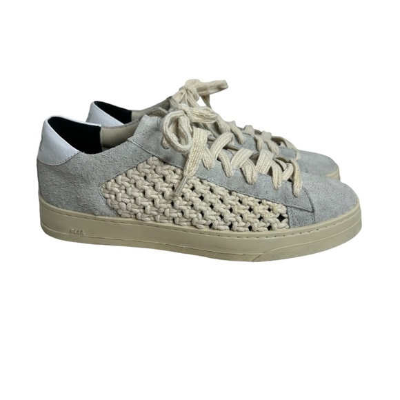 P448 Shoes - P448 Jack Sneaker Macrame Ecru 39 US 8.5